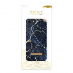 Onsala mobilskal till iPhone 6/7/8/SE Soft Black Galaxy Marble