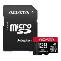 Adata 128 GB microSDXC + SDXC UHS-I U3 V30 A2 (Class 10)