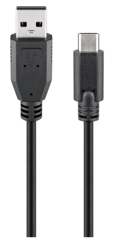 USB-C till USB-A 2.0-kabel (1 meter)