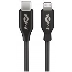 USB-C till Lightning kabel MFi-Certifierad svart