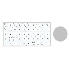 Klistermærker til udenlansk tastatur, nordisk (SE/DK/FI/NO)