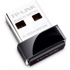 Trådlösa nätverkskort - TP-Link trådlöst nano WiFi USB-nätverkskort 150 Mbit/s