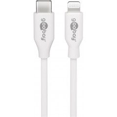 Lightning till USB-C-kabel, vit (2 meter)