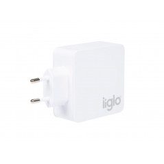 iiglo universalladdare till telefon och surfplatta USB-C Power Delivery & USB-A Quick Charge 3.0, upp till 48W total effekt