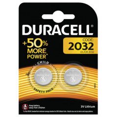 Duracell CR2032 knappcellsbatterier 2-pack