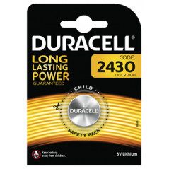 Duracell CR2430 knappcellsbatterier 1-pack