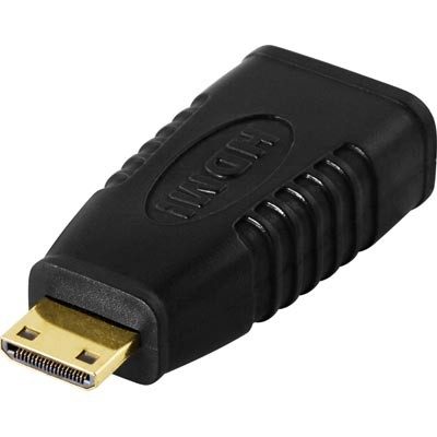 Mini HDMI till HDMI-adapter
