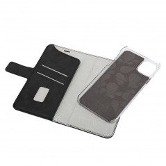 Onsala Magnetic Plånboksfodral 2-i-1 till iPhone 12 / 12 Pro Midnight Black