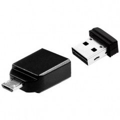 USB memory stick micro 16GB med OTG adapter