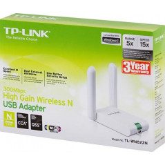 Trådlösa nätverkskort - TP-Link trådlöst externt nätverkskort 300 Mbit/s