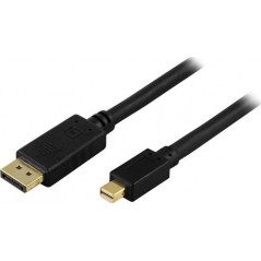 MiniDisplayPort till DisplayPort-kabel 1 meter