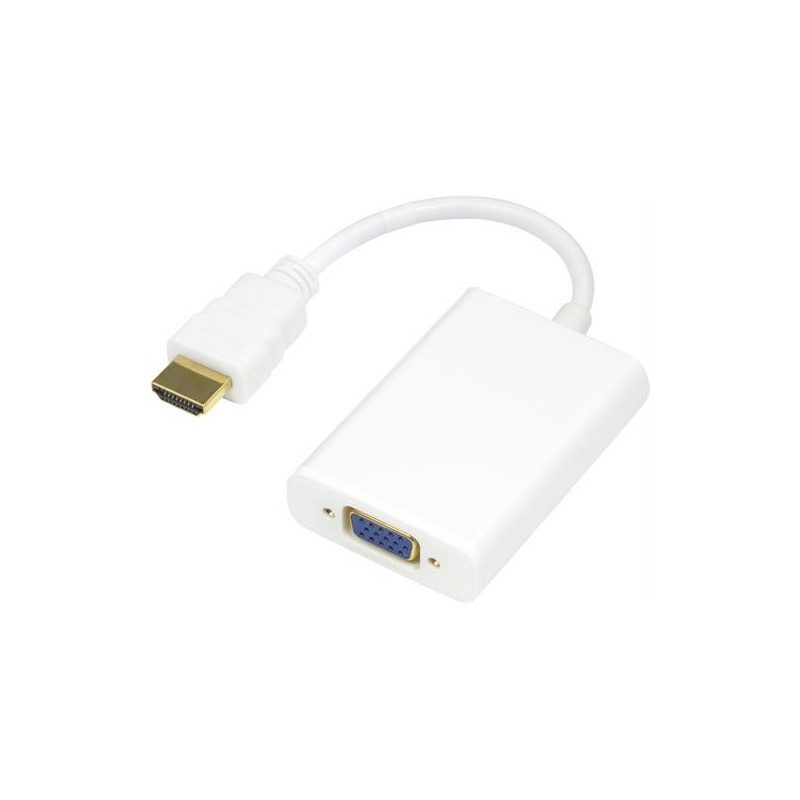 Skärmkabel & skärmadapter - HDMI till VGA-adapter