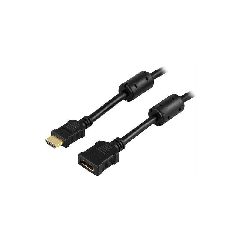 Skärmkabel & skärmadapter - HDMI-förlängningskabel 5m