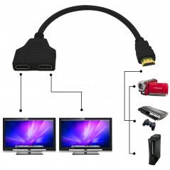 Skärmkabel & skärmadapter - 1 HDMI till 2 HDMI-utgångar