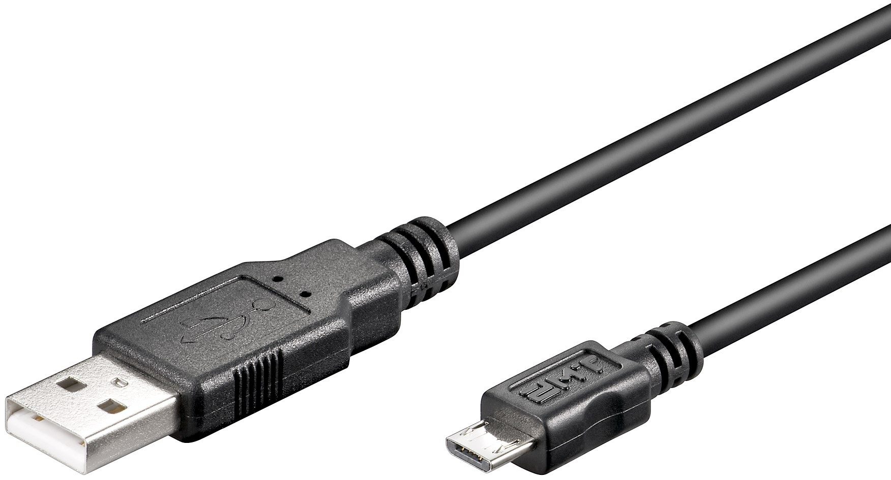 Goobay MicroUSB-kabel svart (0.15 meter)