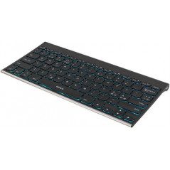 Deltaco bakgrundsbelyst bluetooth-tangentbord i miniformat