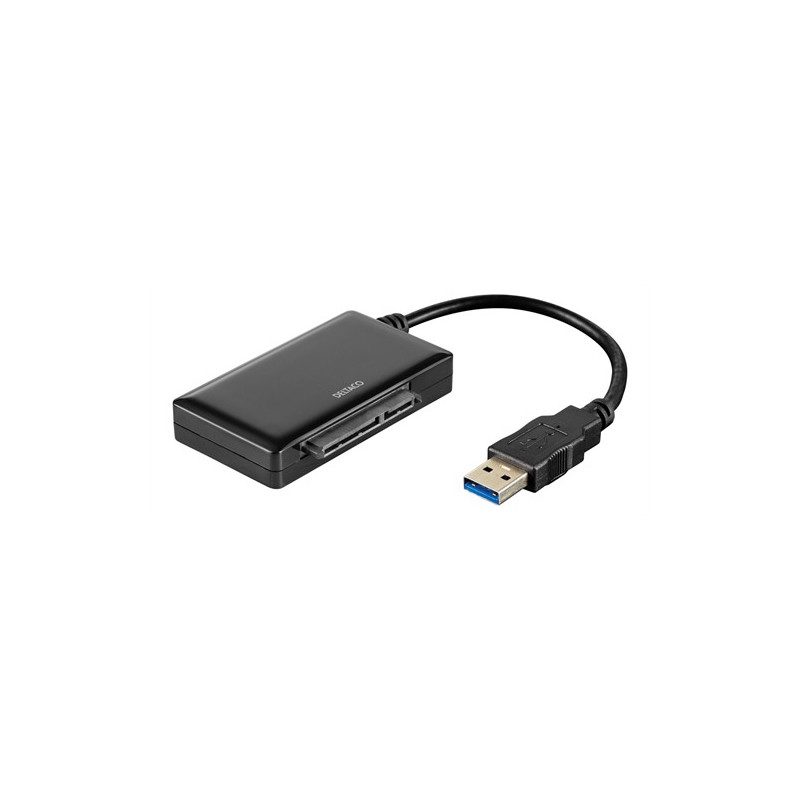 Dockningsstation för hårddisk - USB 3.0-adapter för intern 2.5" och 3.5" SATA-hårddisk