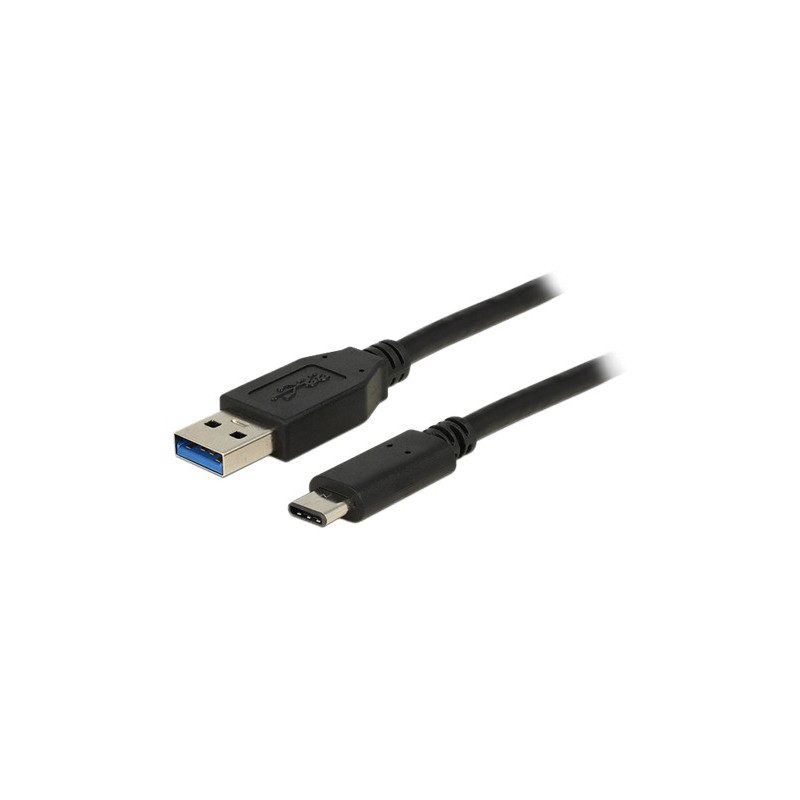 USB-kablar & USB-hubb - Delock USB-C till USB-kabel 22 AWG ström 1 meter