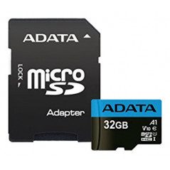 Minneskort - Adata 32 GB microSDHC + SDHC (Class 10)