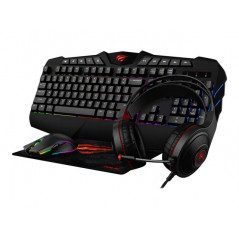 Havit RGB gaming-kit med tangentbord, headset & mus mm