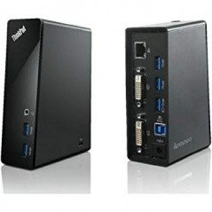 Dockningsstation för dator - Lenovo dockningsstation Thinkpad USB 3.0 till Lenovo (beg)