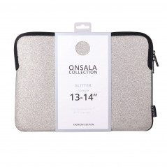 Datorväskor - ONSALA Sleeve Glitter för 13-14" Silver