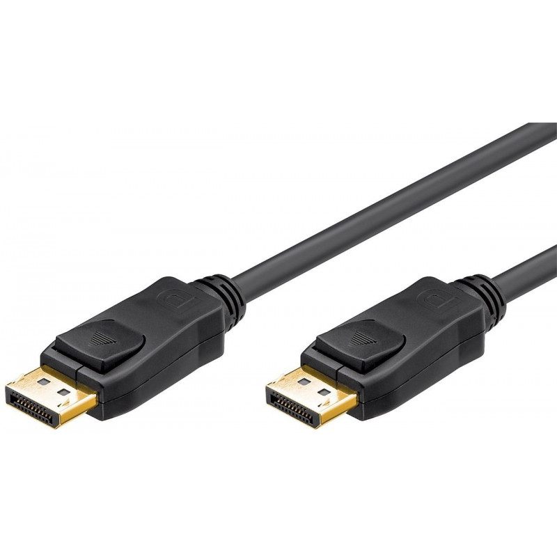 Skärmkabel & skärmadapter - DisplayPort-kabel Guldplatterad 4K-stöd