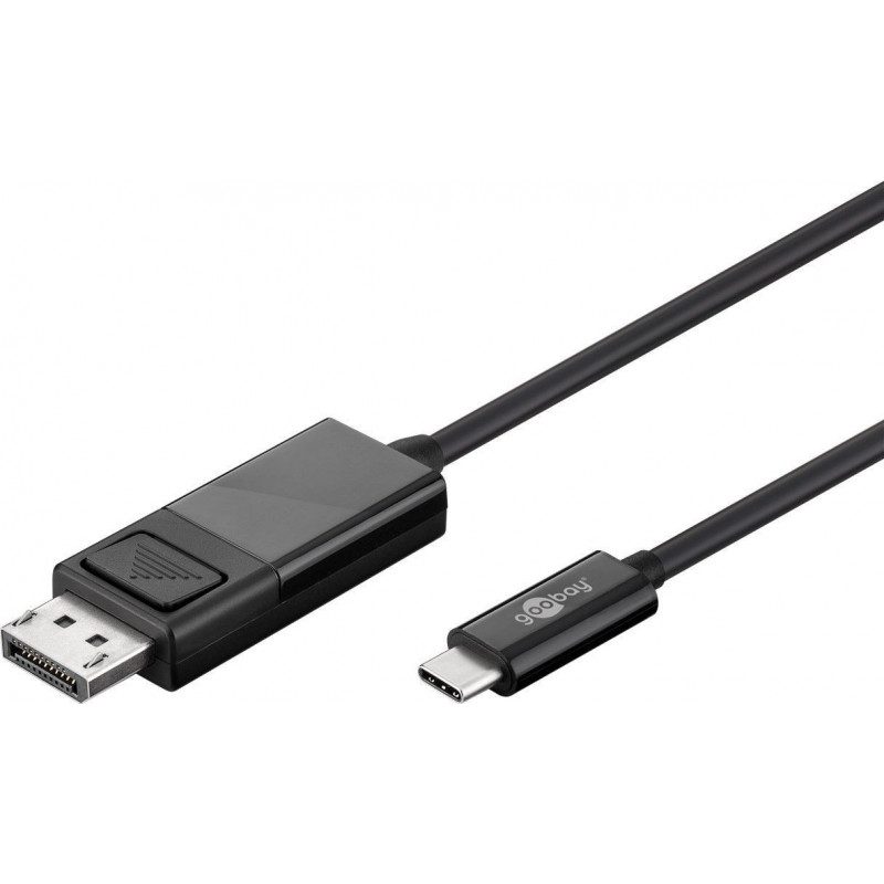 Skärmkabel & skärmadapter - USB-C till DisplayPort-kabel 1.2m (4k 60 Hz)