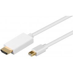 Skärmkabel & skärmadapter - Mini DisplayPort till HDMI-kabel 4K i flera längder