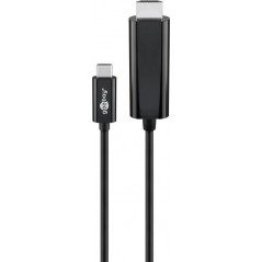 Skärmkabel & skärmadapter - USB-C till HDMI-kabel 1.8m (4k 60 Hz)