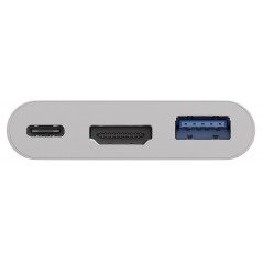 Skärmkabel & skärmadapter - USB-C Multiport till HDMI-adapter med USB- och USB-C-port