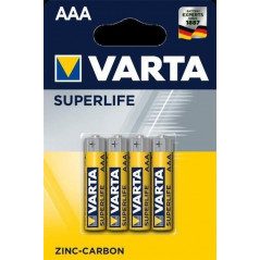 Varta Superlife 4-pack AAA-batterier LR03