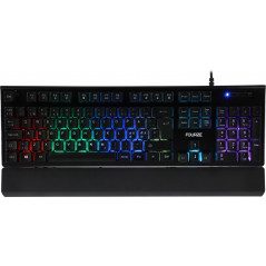 Bakgrundsbelyst tangentbord gaming - Fourze GK100 semi-mekaniskt RGB-gaming-tangentbord