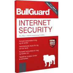 Bullguard Internet Security 3 enheter i 1 år