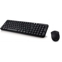 Slimmat trådlöst tangentbord och mus